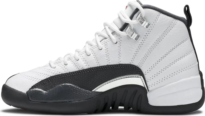 Jordan 12 Retro White Dark Grey (GS)(UN)