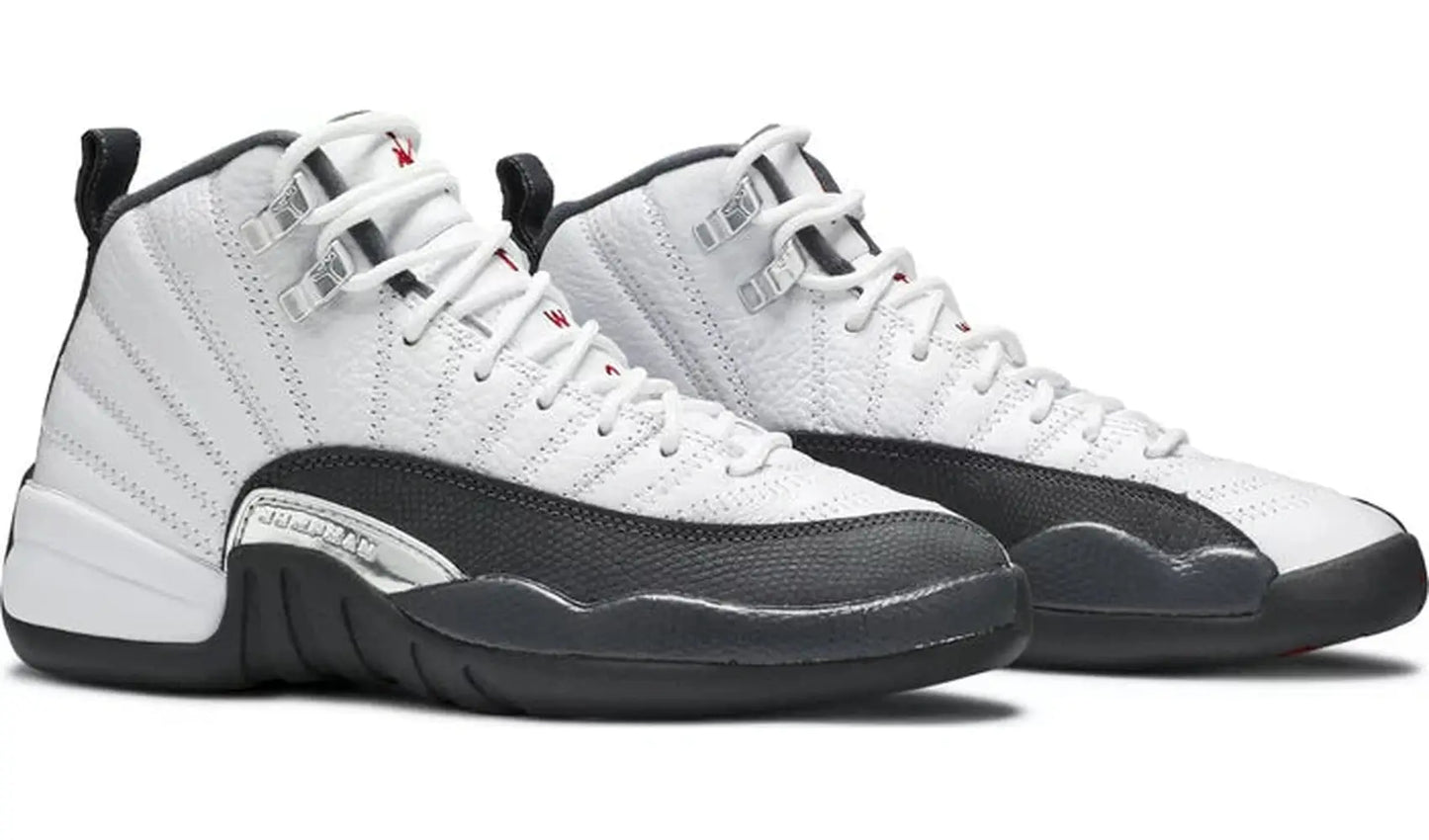 Jordan 12 Retro White Dark Grey (GS)(UN)