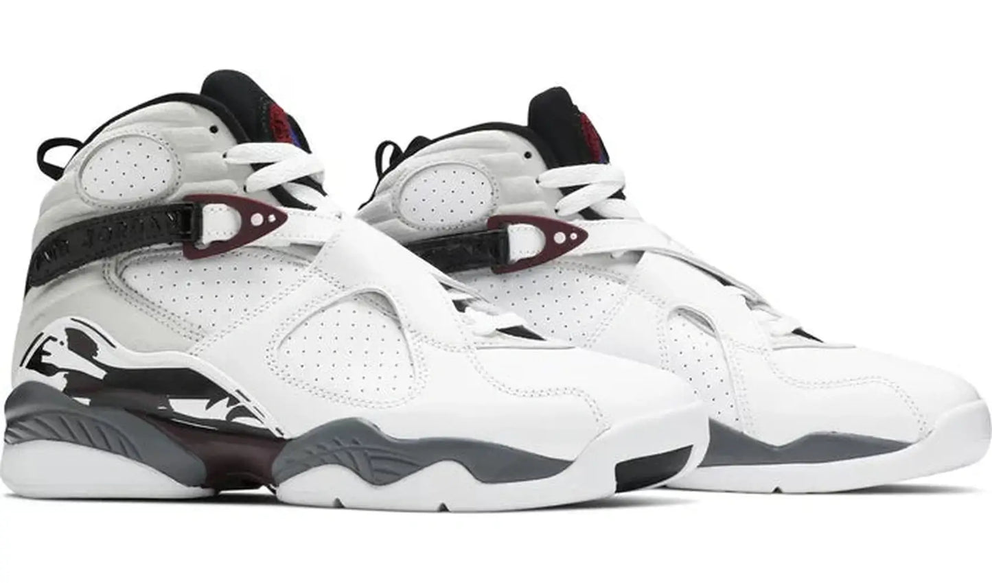 Jordan 8 White Burgundy