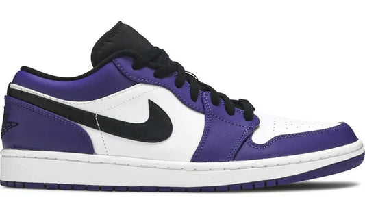 Jordan 1 Low Court Purple White