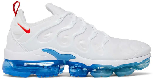 VaporMax Plus White Red Blue