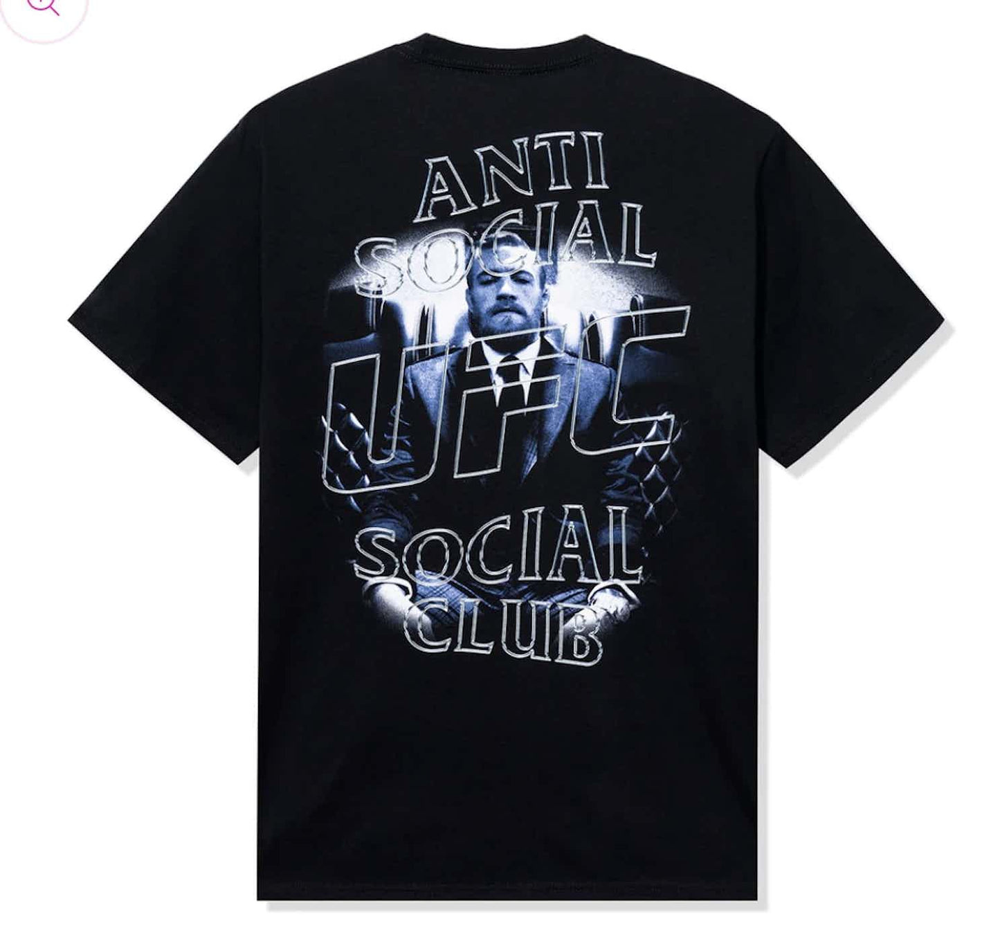 Anti Social Social Club x UFC Conor Mcgregor Tee Black