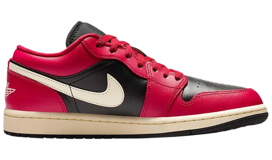 Jordan 1 Low Mystic Hibiscus Black (W)