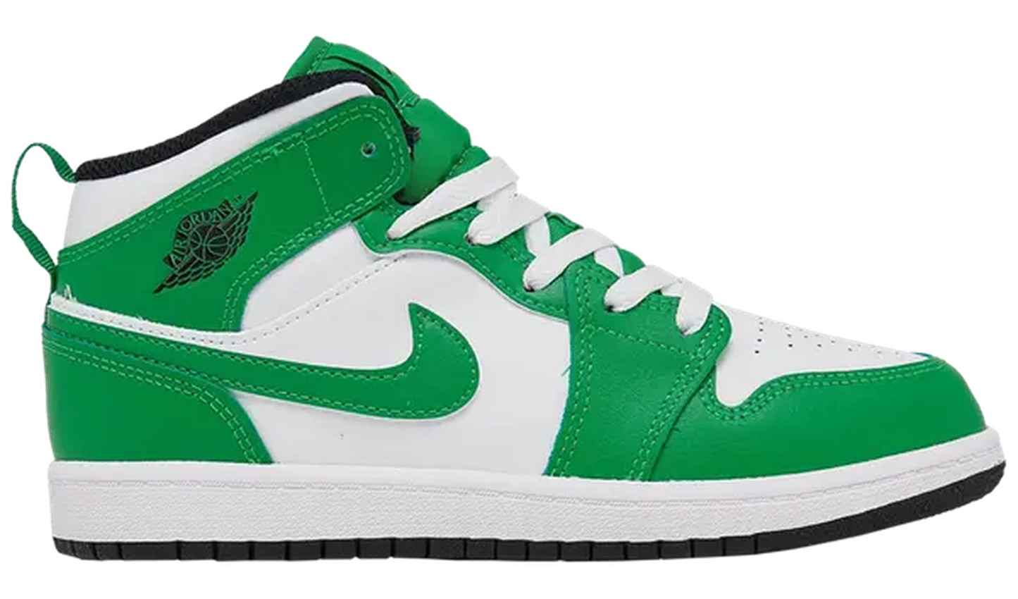 Jordan 1 Mid Lucky Green (PS)