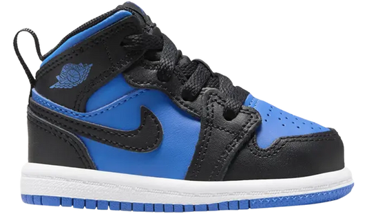 Jordan 1 Mid Black Royal Blue (TD)