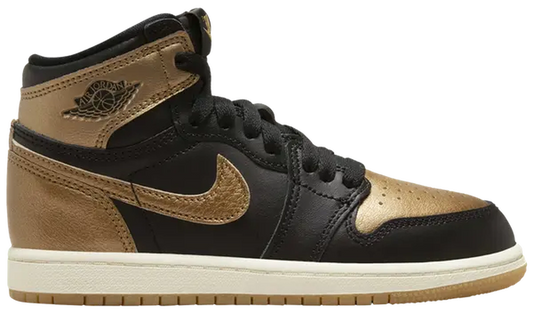Jordan 1 Retro High OG Black Metallic Gold (PS)