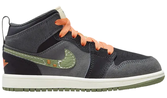 Jordan 1 Mid SE Craft Anthracite Light Olive (PS)