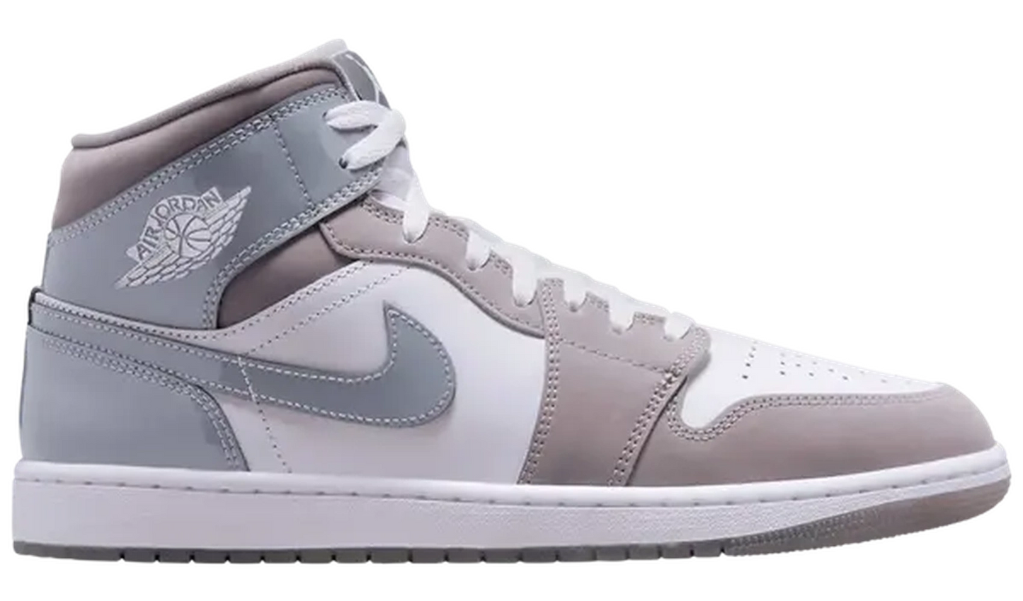 Jordan 1 Mid White Medium Grey Cool Grey