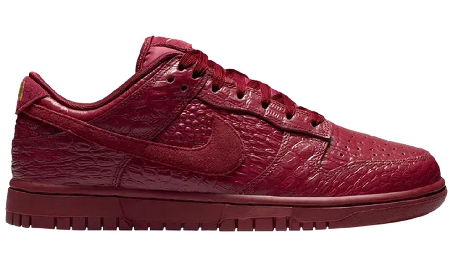 Nike Dunk Low Crocodile Team Red (W)