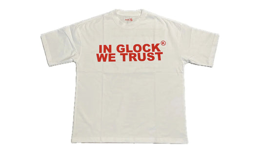 IN Glock We Trust White Red