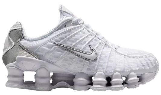 Nike Shox TL White Metallic Silver Max Orange (W)