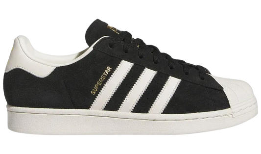 adidas Superstar  Black Off White Gold Metallic
