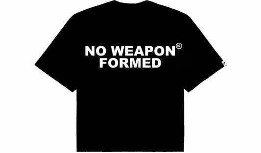 No Weapon Formed Black White