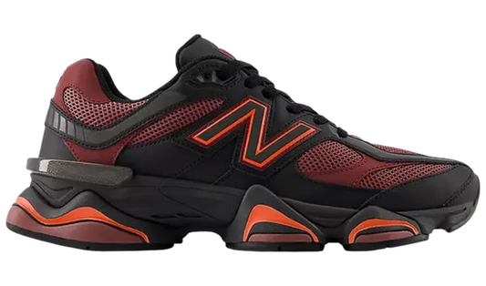 New Balance 9060 Black Washed Burgundy