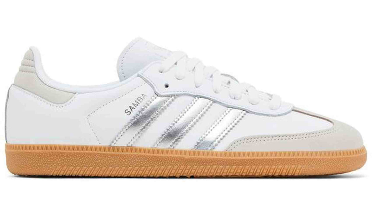 adidas Samba OG White Silver Metallic Grey (W)