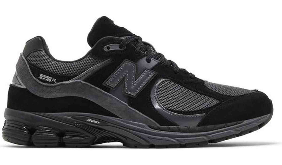 New Balance 2002R Black Dark Grey